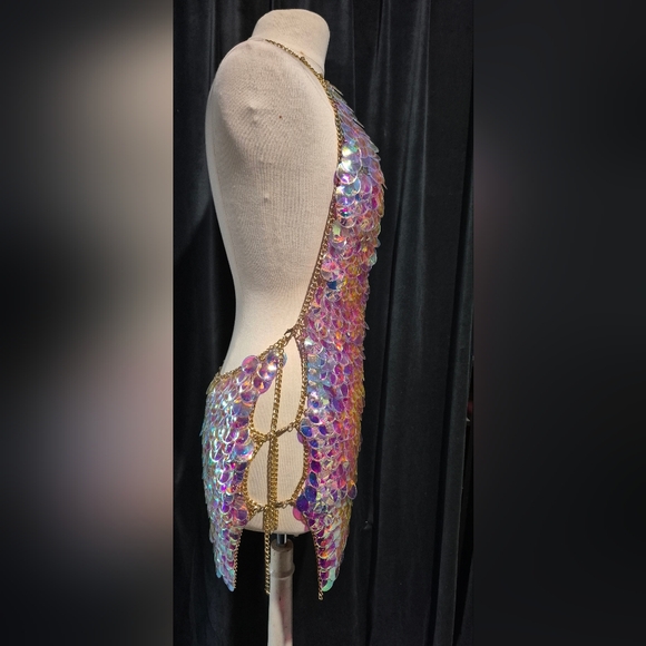 Iridescent Sequin Dress - Picture 4 of 9
